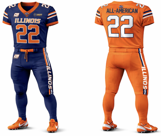 2027 D1 Illinois All-Star uniform